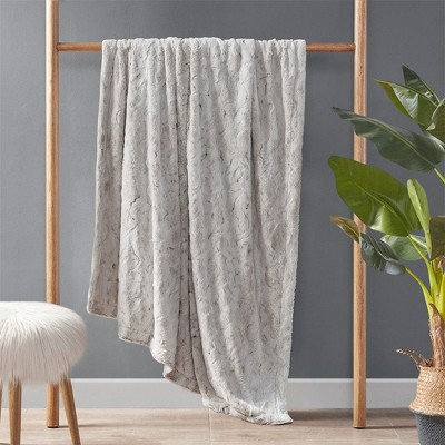 NicBex 60x70" Faux Fur Throw Blanket,Breathable Bedding Blanket,Soft Cold Blanket for Bedroom
