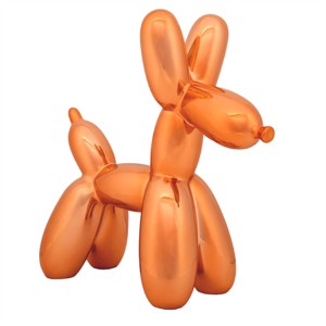 11" Orange Balloon Dog Figurine - National Tree Company - 1 of 4