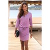 Women's Zipper Detail Mini Dress - LASCANA - 2 of 4
