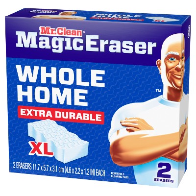 Mr. Clean Unscented Magic Eraser Whole Home Extra Durable Multi-Purpose Cleaner - 2ct