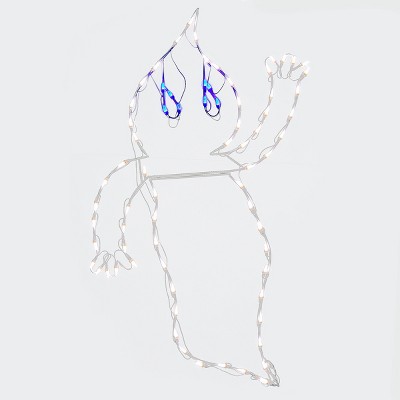 51" Halloween Lighted Waving Ghost Decoration - National Tree Company