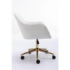 Kumasinova Chic Teddy Fabric Swivel Office Chair with Wheel,Height Adjustable Chair,Chic Computer Chair for Home Office,Home & Office Furniture - 2 of 4