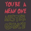 Men's "You're A Mean One Mr. Grinch" Graphic T-Shirt - Charcoal Gray - 2 of 4