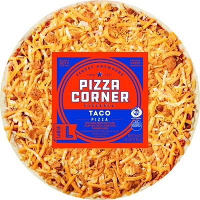 Pizza Corner Taco Frozen Pizza - 29.82oz