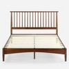 Full Linda Wood Platform Bed Frame Brown - Zinus - image 2 of 4