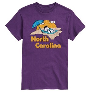 Men's - Peanuts - North Carolina Lucy Short Sleeve Graphic T-Shirt - 1 of 4