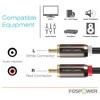 FosPower RCA Y-Adapter 24k Gold Plated (3 Feet), 1 RCA Male to 2 RCA Male Short Y Splitter Digital Stereo Audio Cable for Subwoofer, Home Theater - 4 of 4