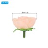 Unique Bargains Mini Silk Fabric Plastic Durable Reusable Artificial Flowers 50 Pcs - 2 of 4