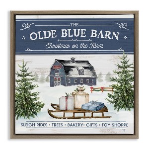 Stupell Industries Christmas on Farm Phrase, 25" x 25" - 1 of 4