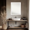 Amanti Art Oliver Narrow Non-Beveled Wood Framed Bathroom Vanity Wall Mirror - 4 of 4