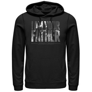 Men's Star Wars Darth Vader Space Father Pull Over Hoodie - 1 of 3