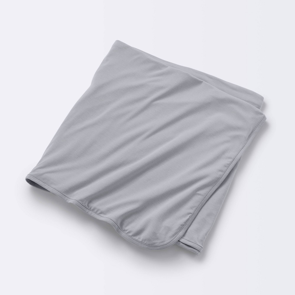 Photos - Duvet Rayon from Bamboo Swaddle Baby Blanket - Gray - Cloud Island™