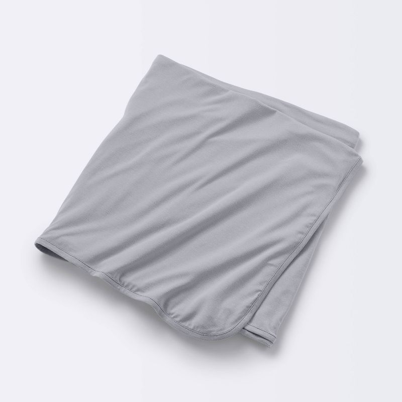 Rayon from Bamboo Swaddle Baby Blanket - Gray - Cloud Island&#8482;, 1 of 6