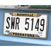 NHL Nashville Predators Stainless Steel License Plate Frame - 2 of 3