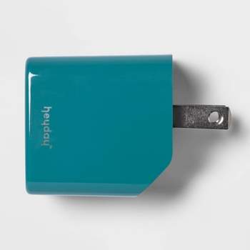 2-Port 20W USB-A and USB-C Wall Charger - heyday™ Bright Teal