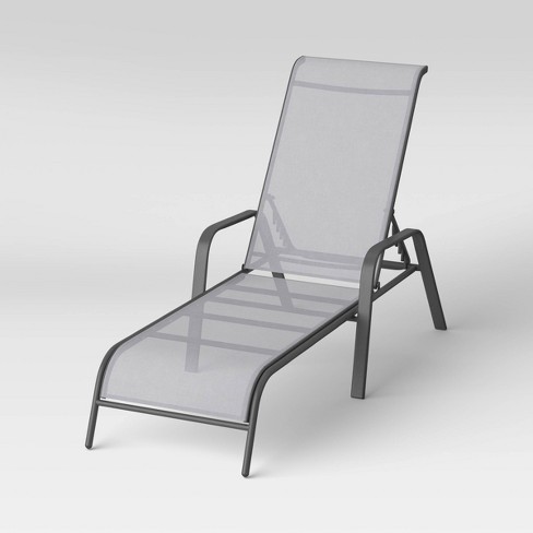 Sling Stacking Patio Lounger Tan Room Essentials Target - Target Room Essentials Sling Patio Chair