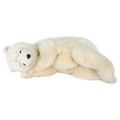 sleeping polar bear plush