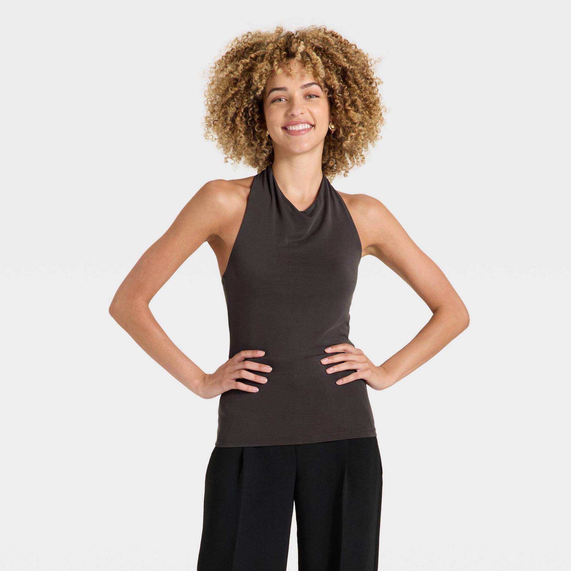 Women's Sandwash Halter Neck Top - A New Day™