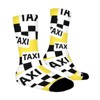 New York Yellow Taxi Women Printed Crew Socks Funny Funky Socks Soft Polyester Novelty Gifts for Artists Men - 3 of 4
