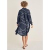 VENUS Womens Maxi Button-Front Blouse - 2 of 3