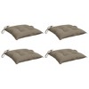 vidaXL Pallet Cushions 4 pcs Taupe 19.7"x19.7"x2.8" Oxford Fabric - 3 of 4