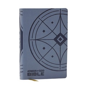 KJV Armor of God Bible, Blue/Gray Leathersoft (Children's Bible, Red Letter, Comfort Print, Holy Bible): King James Version - by  Thomas Nelson - 1 of 1