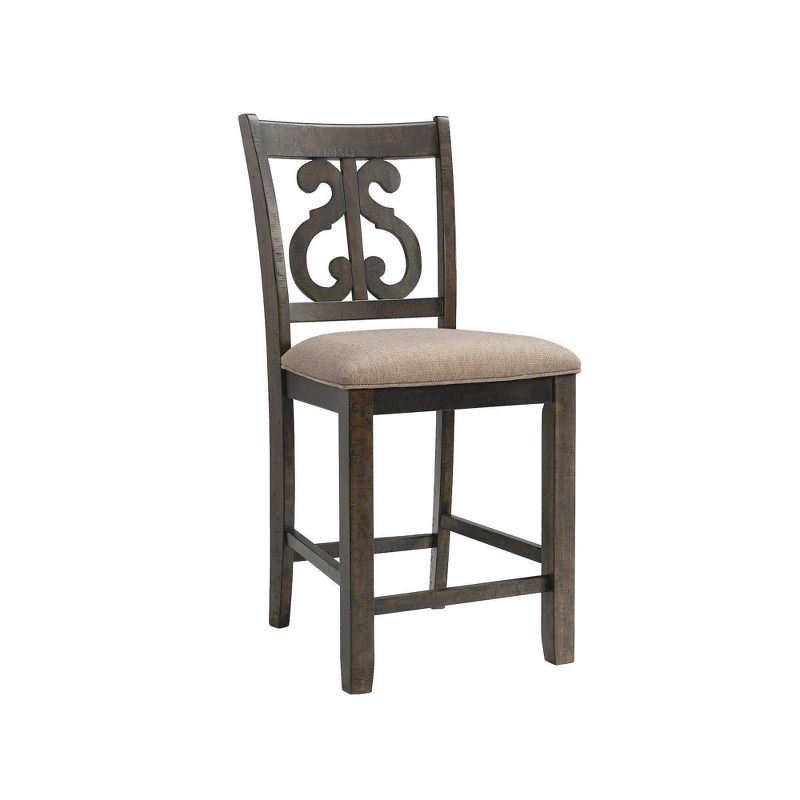 Stanford Swirl Counter Height Barstool Brown - Picket House Furnishings, 3 of 15