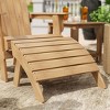 WestinTrends Outdoor Patio All-weather Modern Folding Ottoman - 2 of 3
