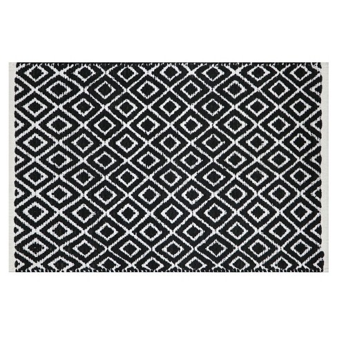 Diamond Bath Rug Black White Project 62 Target