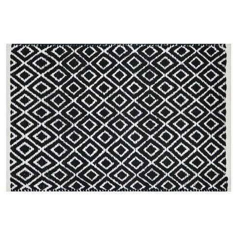diamond bath rug black/white - project 62™ : target