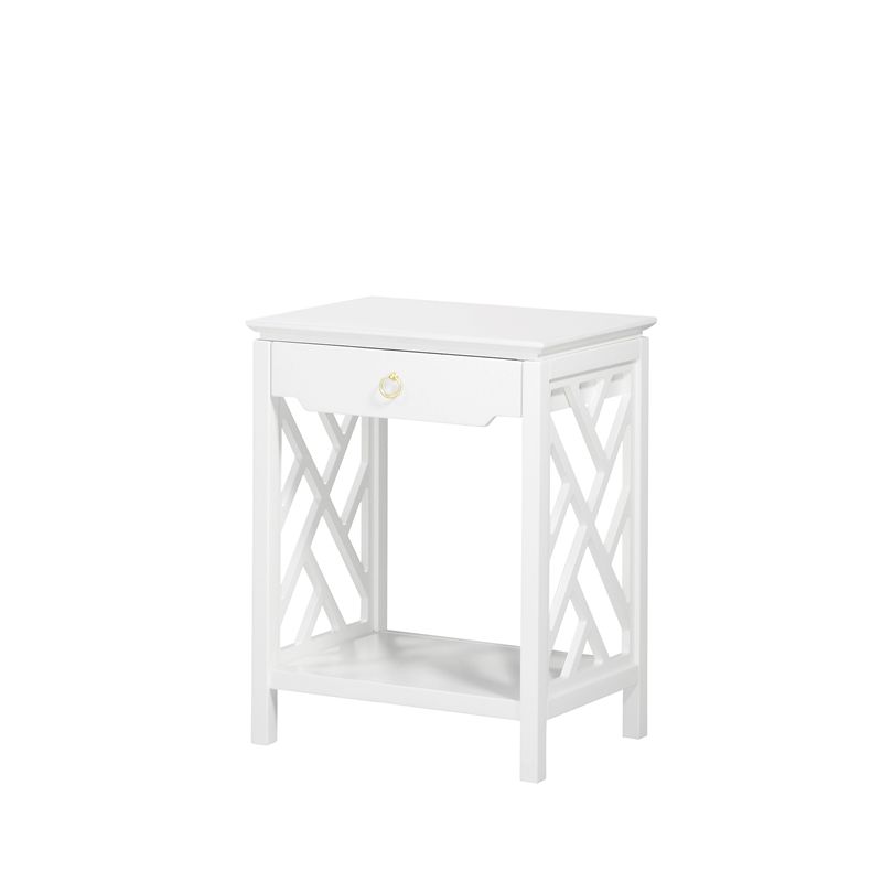 (Set of 2) Modern Night Stand in White - Comfort Pointe , 2 of 10