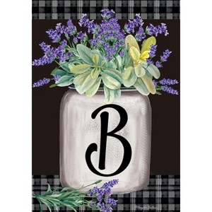 Briarwood Lane Everyday Garden Flag 12x18 For Outdoor Farmhouse Monogram Letter B Garden Flag Flags For Outside - 1 of 4