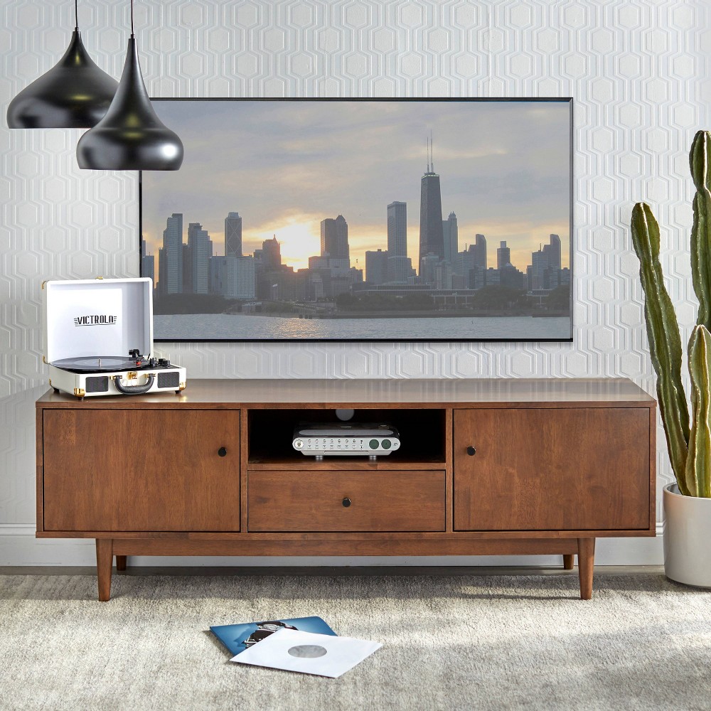 Lawrence Entertainment Center Walnut - Buylateral (incomplete, box 1 of 2 only)