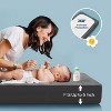 Aoibox Waterproof Crib Mattress Protector 2 Pack Soft Breathable Noiseless Machine Washable Pad Cover Gray 52x28 Inch - 3 of 4