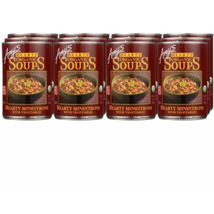 Amy's Organic Hearty Vegetable Minestrone Soup - Case of 12/14.1 oz - 1 of 4