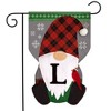 Briarwood Lane Fall Garden Flag 12x18 For Outdoor Winter Gnome Burlap Monogram Letter L For Fall Garden Flag Flags For Outside - 2 of 4