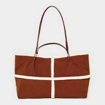 Shapes Craft Tote Handbag - Universal Thread™ Cognac