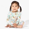 Bellabu Bear Baby Summer Floral Bamboo Convertible Footie - 4 of 4