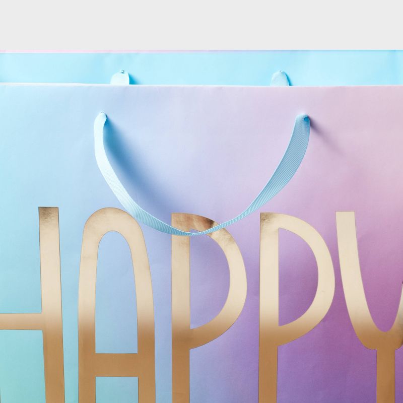 Happy Birthday Ombre Jumbo Gift Bag - Spritz&#8482;, 3 of 4
