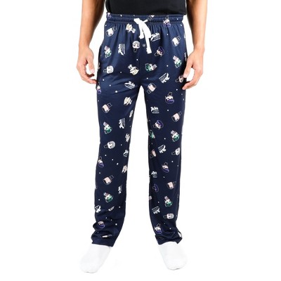 Naruto Anime Cartoon Character Mens Black Sleep Pajama Pants-s : Target