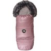 Cover Baby 0-3 Years Organic Premium Gray Wool Adjustable Footmuff in Pastel Pink - 2 of 4