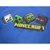 Minecraft Mob Heads Youth Royal Blue Sweatshirt - 2 of 2
