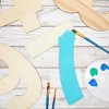 Bright Creations 10 Piece Unfinished Wood 12-Inch Number 0-9 for DIY Crafts & Home Wall Decor - 2 of 4