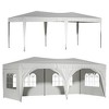 Large Pop Up Canopy For Outdoor, UV Protection Cover Portable Party Folding Tent With 4 Church Style Window Panels, Thickened Steel Tube Structure - 2 of 4