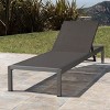 Patio Recliner,Outdoor Mesh Chaise Lounge With Adjustable Backrest,Patio Recliner Chair,Recliner Chair For Patio,Poolside-Cuddlewood - 2 of 4