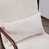 Vatros Mid-Century Modern Accent Chair,Armchair for Living Room, Beige-Natural Wood - 3 of 4