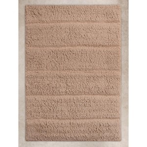 Riga Taupe Bath Mat 24"X36" - 1 of 3