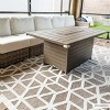 Hauteloom Nuri Tan Outdoor Rug - 2 of 4