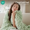 Kumasinova 50x60 Inch Faux Fur Throw Blanket,Ultra Soft Fluffy Blanket with Frilled Edges,Luxury Throw Blankets for Bed&Couch - 4 of 4