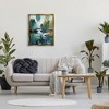 Stupell Industries Woodland Creek Painting Black Framed Floater Canvas Wall Art - 2 of 4